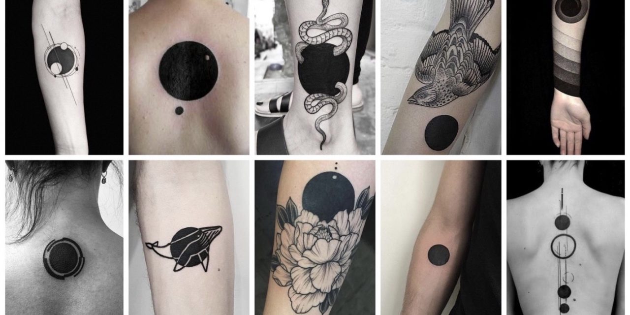 Tattoo inspiration: 33 black circle tattoos