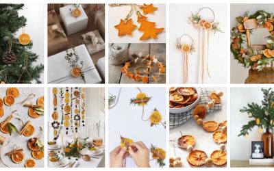 DIY | kerstversiering met gedroogde sinaasappelschijfjes