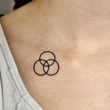 3 cirkel tattoo