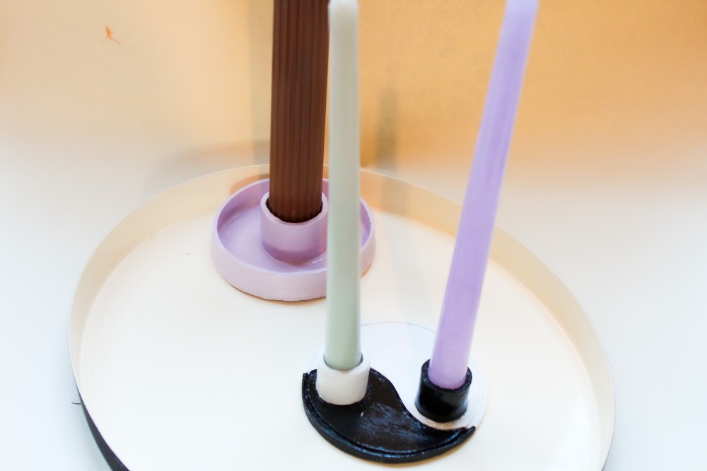DIY | kandelaar Yin Yang