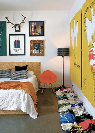 kleurrijke slaapkamer inspiratie