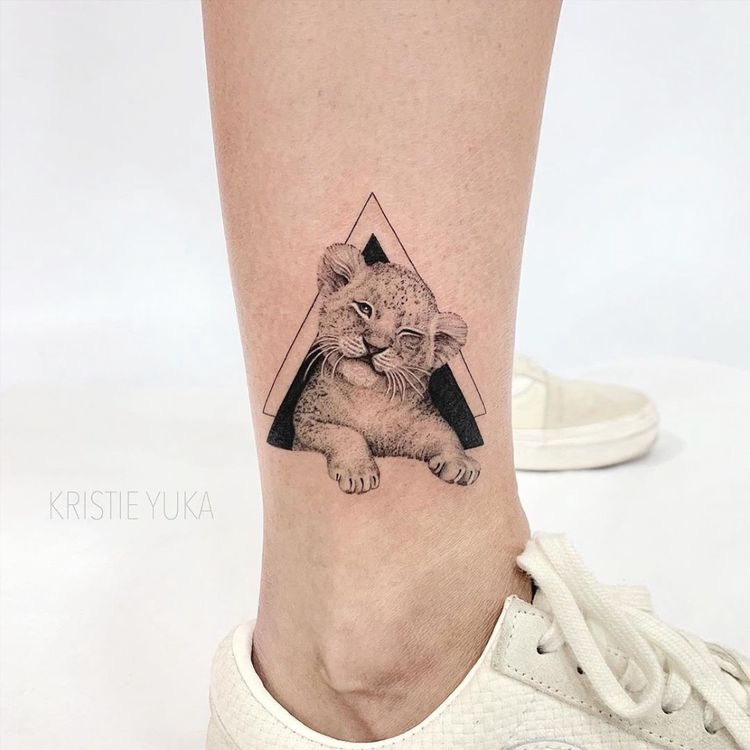 baby tijger tattoo