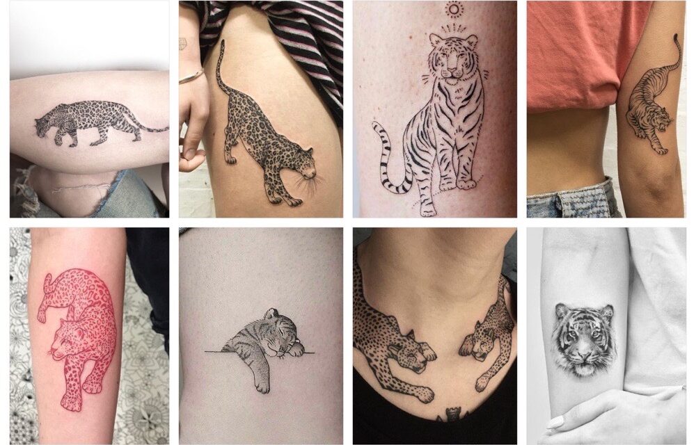 30x mooie B&W tijger tattoos (en hun betekenis)