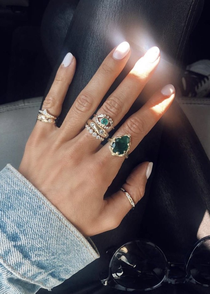ringen met smaragd