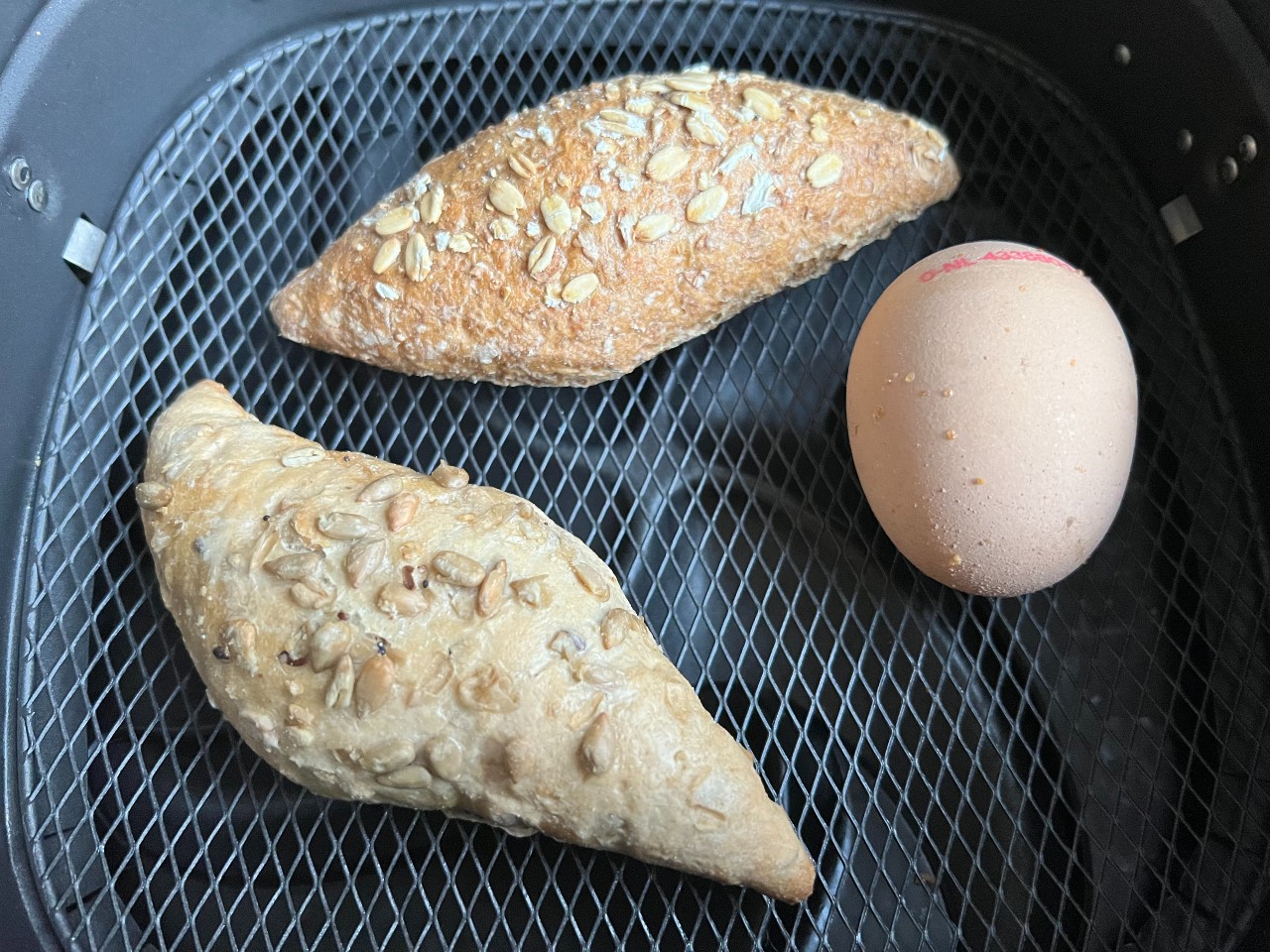 airfryer ontbijt met eitje
