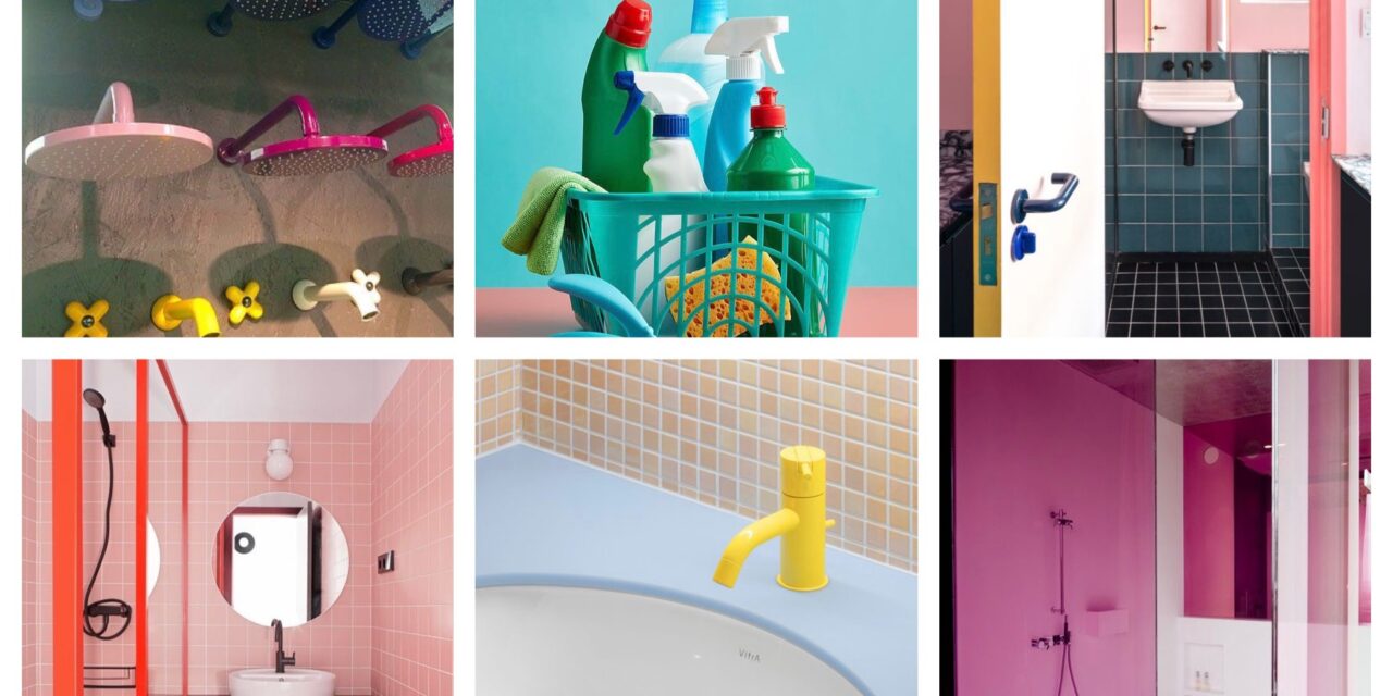 Meer kleur in de badkamer | 27x inspiratie