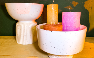 Budget DIY met Action schaaltjes
