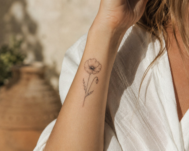 poppy tattoo inspiration