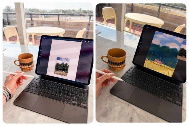 leren tekenen op de iPad